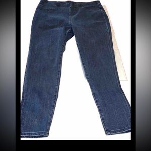 J. Crew women’s size 36 BLUE Jeans Toothpick PULL ON Stretchy waist J2256 NEW 36